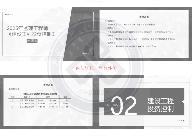 2025年监理《投资控制》精讲讲义（一页四个打印版）_监理工程师_2025监理工程师_2025年监理工程师SVIP_2025年监理土建控制SVIP_02-基础精讲✿高端面授✿深度强化_讲义