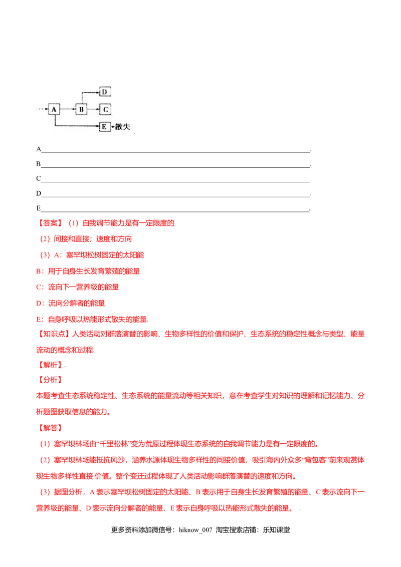 第04章人与环境（B卷&middot;提升能力）高二生物同步单元AB卷（人教版2019选择性必修2）（解析版）_E015高中全科试卷_生物试题_选修2_1.单元测试_1、单元测试