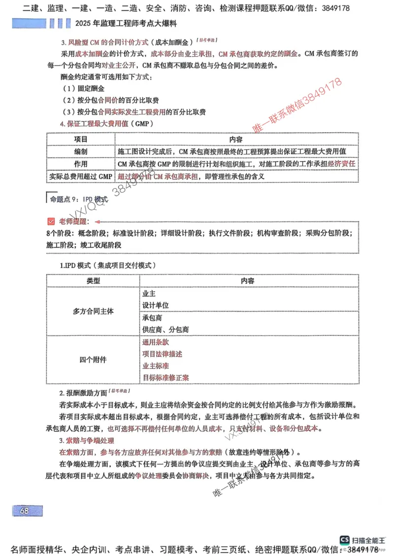 2025监理合同-考前大爆料_监理工程师_2025监理工程师_2025年监理工程师SVIP_2025年监理合同管理SVIP_05-考前密训✿央企特训✿机构普押_21-合同《考前大爆料+圈题AB卷》SMR