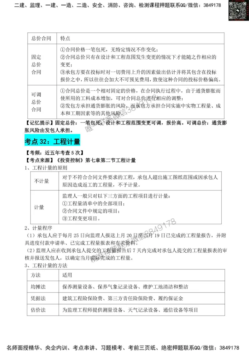 2025监理《目标控制(土建)》考前狂背50点_监理工程师_2025监理工程师_2025年监理工程师SVIP_2025年监理土建控制SVIP_01-精华文档✿电子教材✿历年真题_23-控制《考前狂背50点》SMR