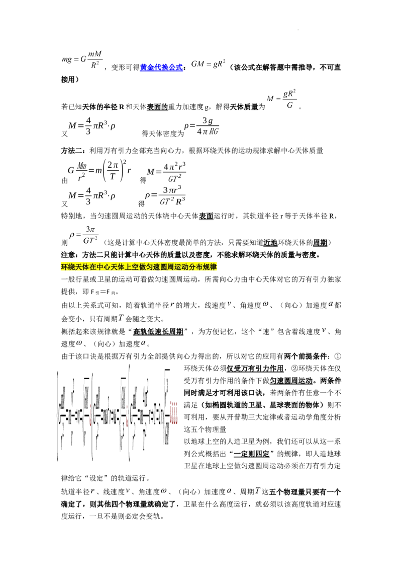 必修二知识点总结高一下学期物理人教版（2019）必修第二册_E015高中全科试卷_物理试题_必修2_6.知识汇总
