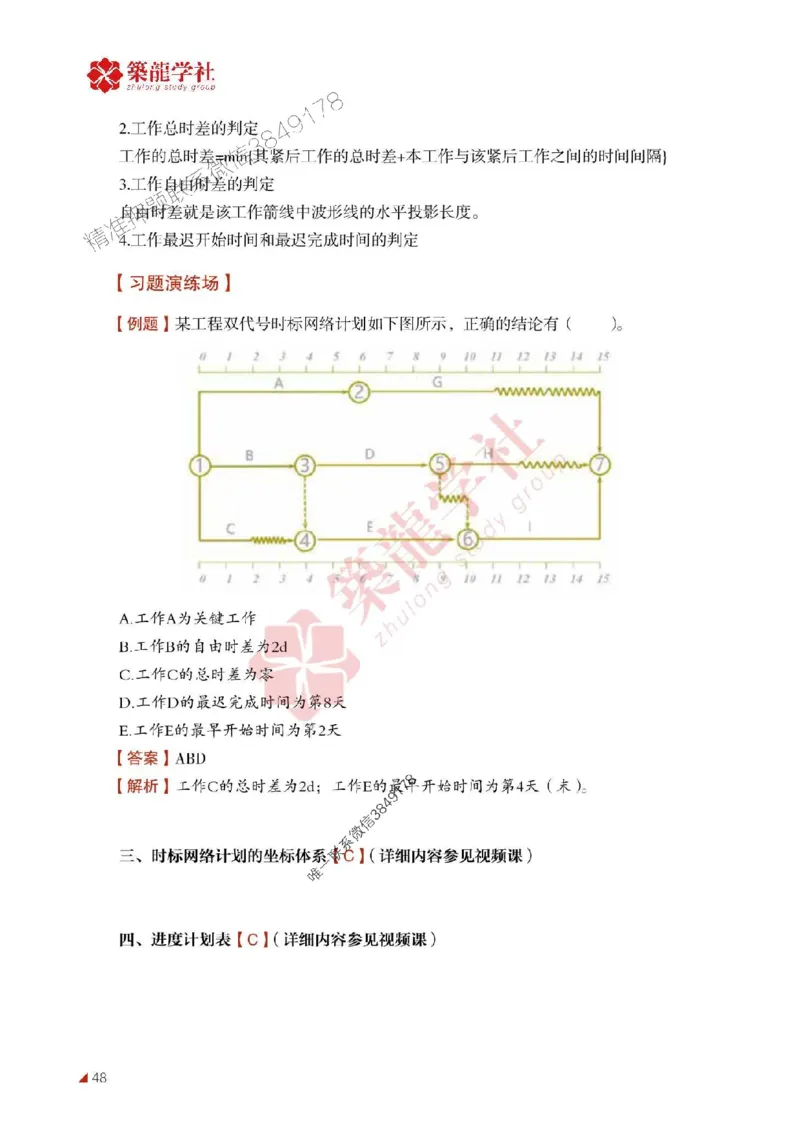 2025年监理《进度》-ZL学社-864考证宝典_监理工程师_2025监理工程师_2025年监理工程师SVIP_2025年监理土建控制SVIP_01-精华文档✿电子教材✿历年真题