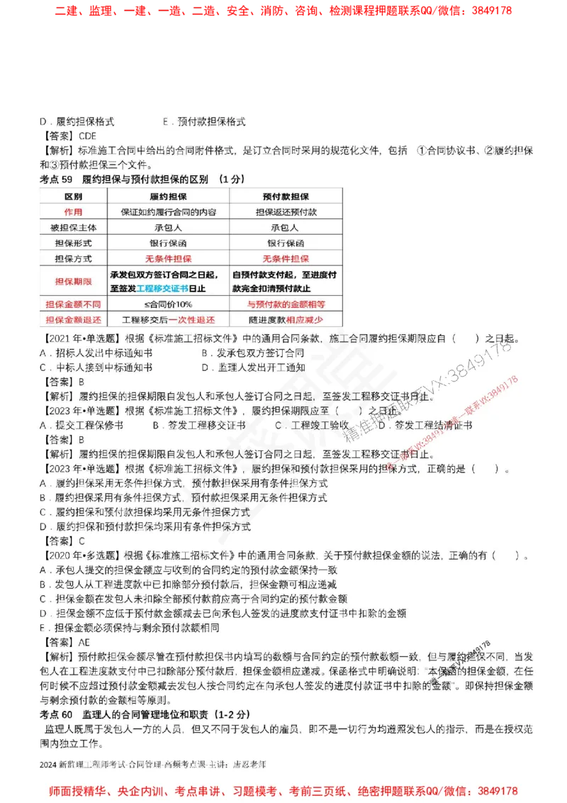 2025监理合同-唐忍-考前99考点预测_监理工程师_2025监理工程师_2025年监理工程师SVIP_2025年监理合同管理SVIP_05-考前密训✿央企特训✿机构普押