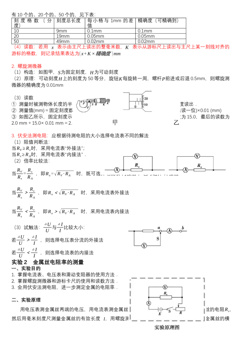 必修第三册知识清单高二上学期物理人教版（2019）必修第三册_E015高中全科试卷_物理试题_必修3_5.知识汇总