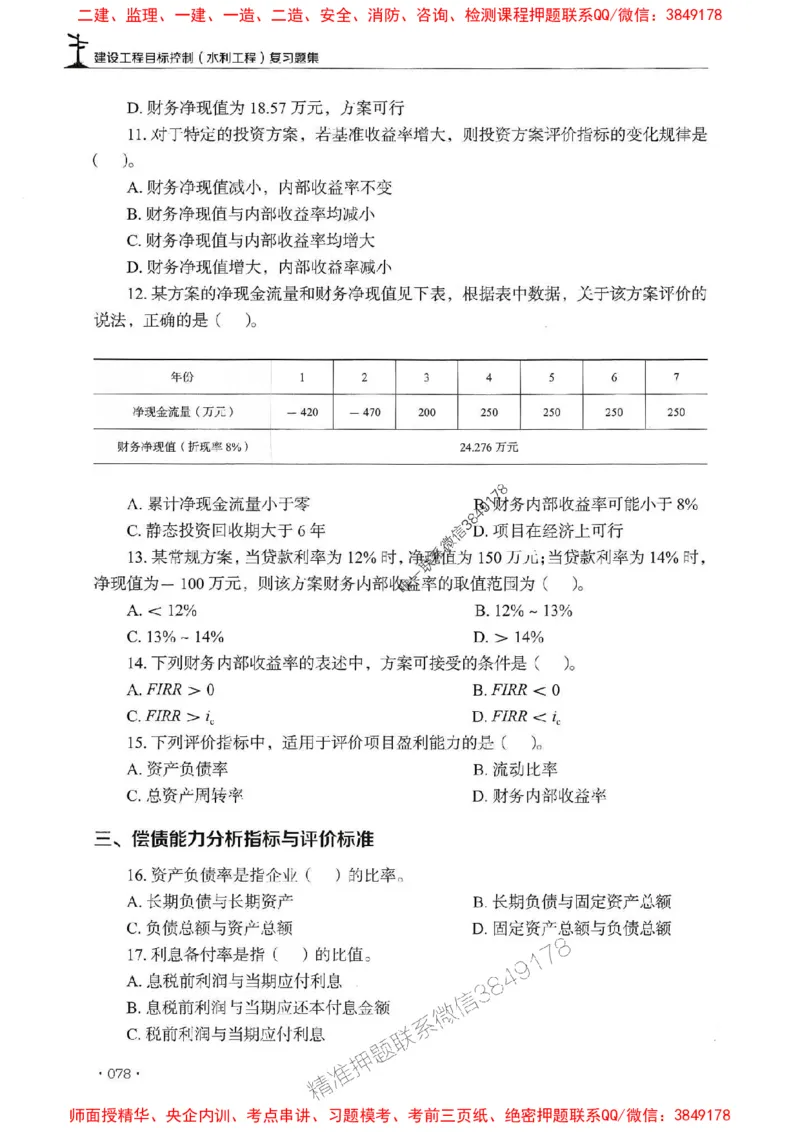 2025监理水利控制-官方复习题册_监理工程师_2025监理工程师_2025年监理工程师SVIP_2025年监理水利控制SVIP_01-精华文档✿电子教材✿历年真题