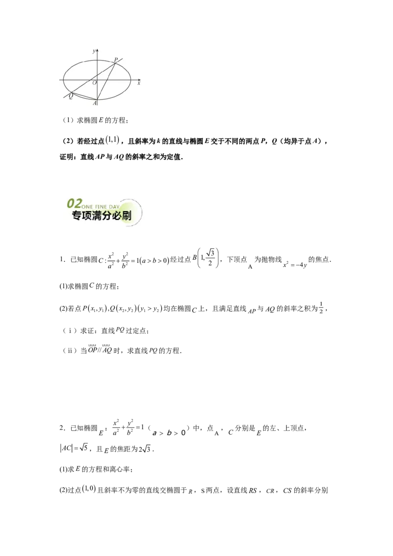 专题05五大类圆锥曲线题型-2024年高考数学最后冲刺大题秒杀技巧及题型专项训练（新高考新题型专用）（原卷版）_2024年4月_01按日期_16号