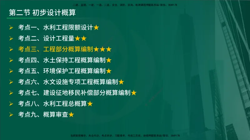 25年《投资控制（水利）》第3章（在线版）_监理工程师_2025监理工程师_2025年监理工程师SVIP_2025年监理水利控制SVIP_02-基础精讲✿高端面授✿深度强化