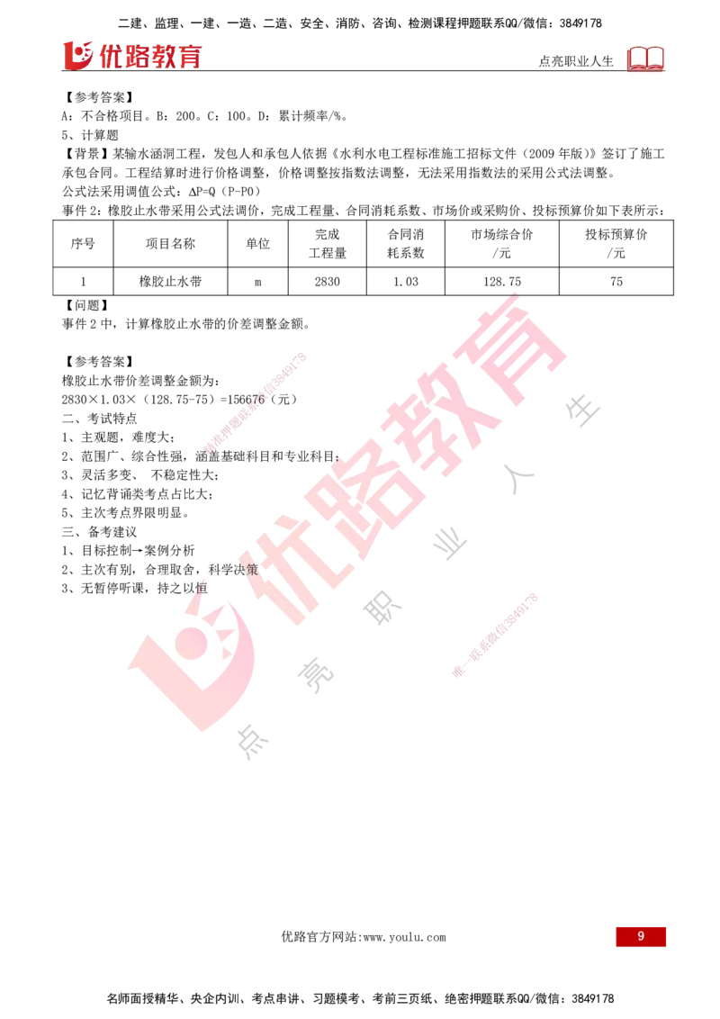 2026年监理《案例分析》（水利）导学讲义打印版_监理工程师_2026年监理工程师SVIP_2026年监理水利案例SVIP_02-基础精讲✿高端面授✿深度强化_00-导学_讲义