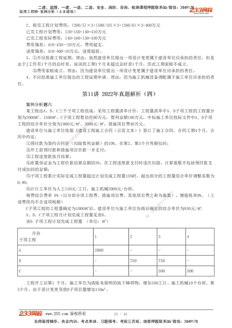233-土建案例-历年真题-19-24年_监理工程师_2025监理工程师_2025年监理工程师SVIP_2025年监理土建案例SVIP_01-精华文档✿电子教材✿历年真题_02-历年真题PDF