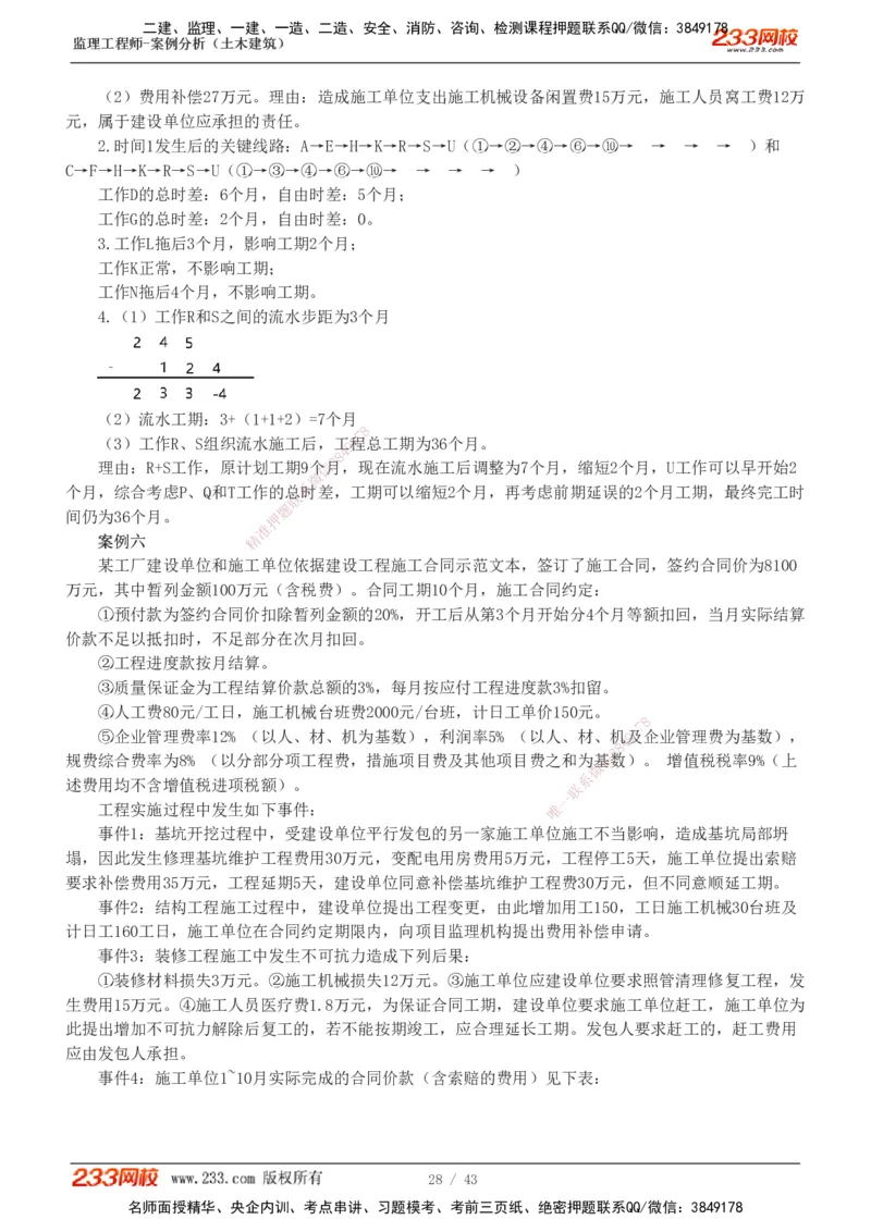 233-土建案例-历年真题-19-24年_监理工程师_2025监理工程师_2025年监理工程师SVIP_2025年监理土建案例SVIP_01-精华文档✿电子教材✿历年真题_02-历年真题PDF