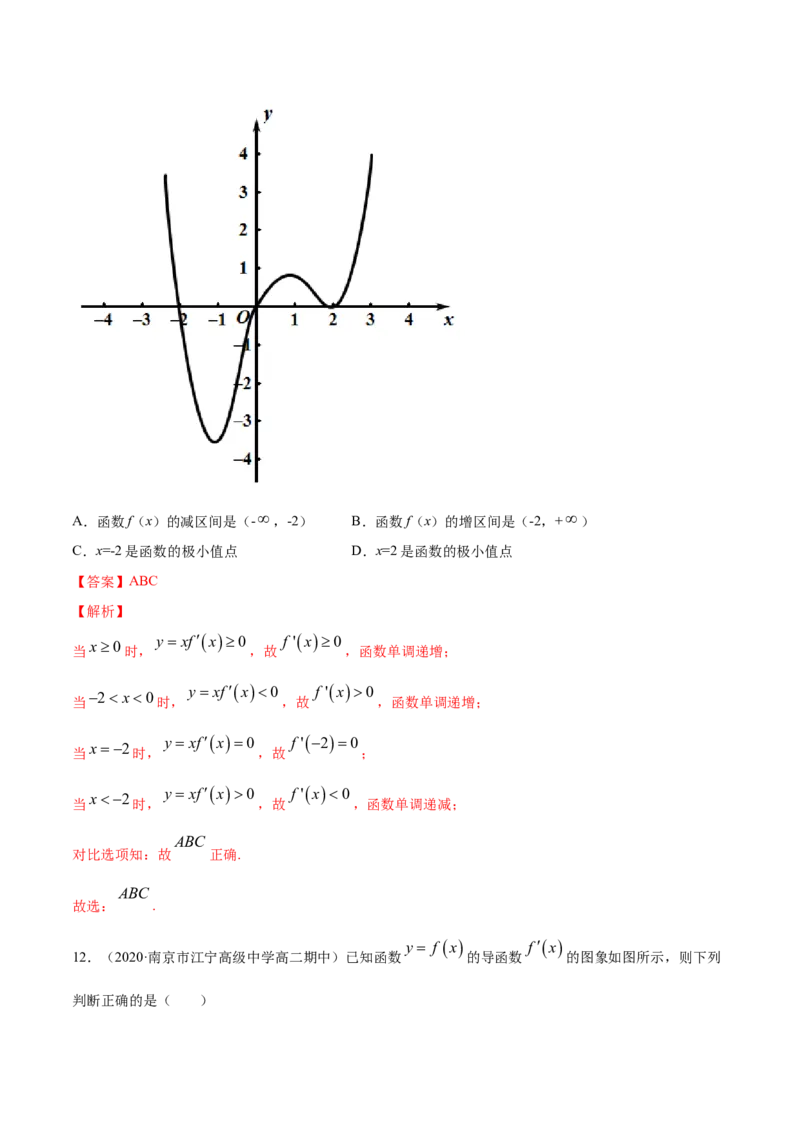 专题25一元函数的导数及其应用（单元测试卷）（解析版）_E015高中全科试卷_数学试题_选修2_06.专项练习