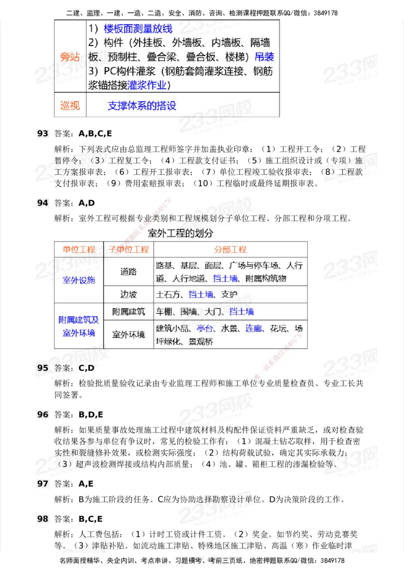 233-土建控制-模考大赛三4月_监理工程师_2025监理工程师_2025年监理工程师SVIP_2025年监理土建控制SVIP_05-考前密训✿央企特训✿机构普押_02-控制《模考大赛》233