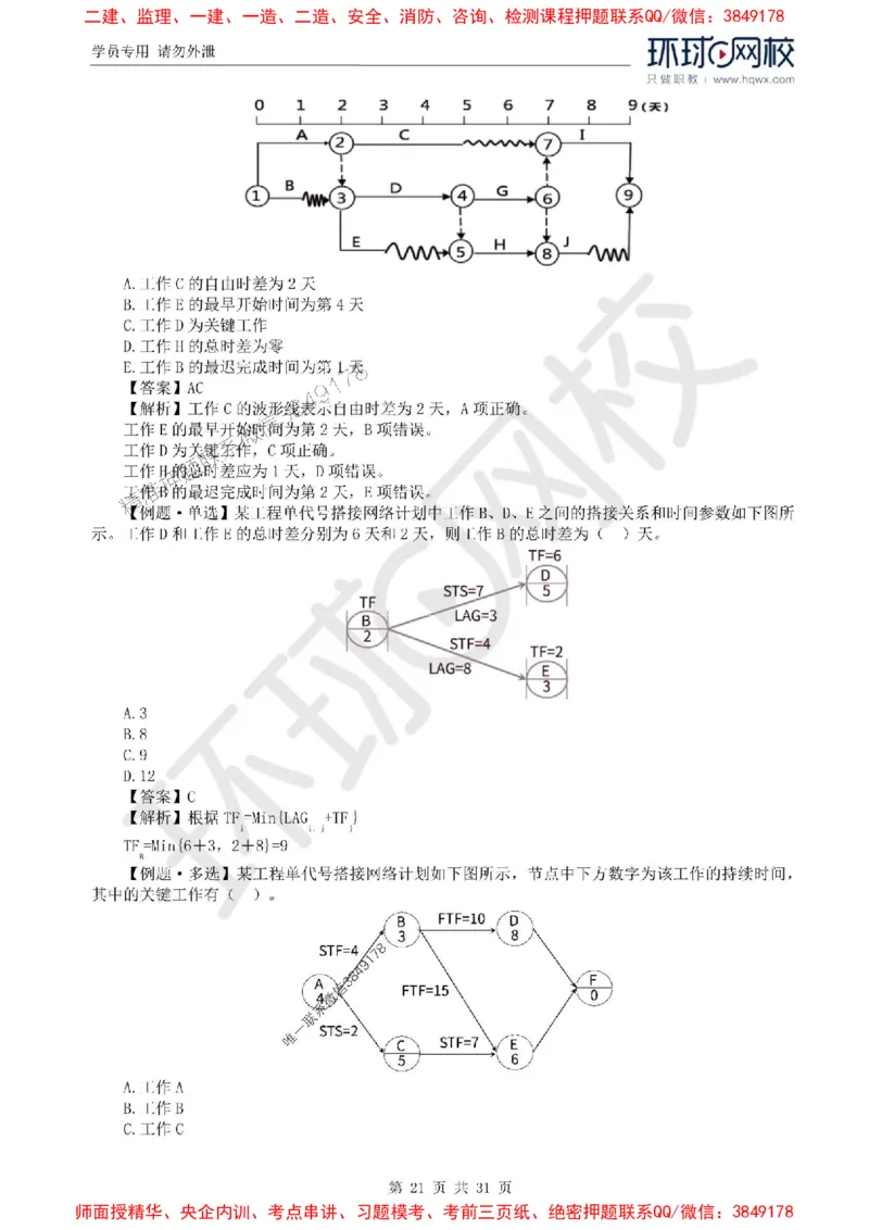 2025年环球网校监理工程师《建设工程目标控制》（水利）精讲习题集_监理工程师_2025监理工程师_2025年监理工程师SVIP_2025年监理水利控制SVIP