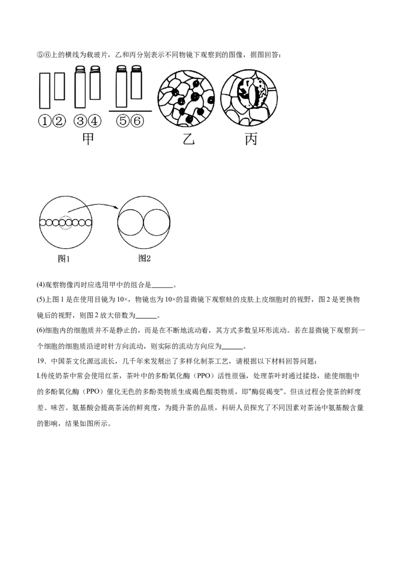 山西省吕梁市三金联盟2025-2026学年高一上学期第二次联合考试（12月）生物试卷（含答案）_2024-2025高一（7-7月题库）_2026年1月高一