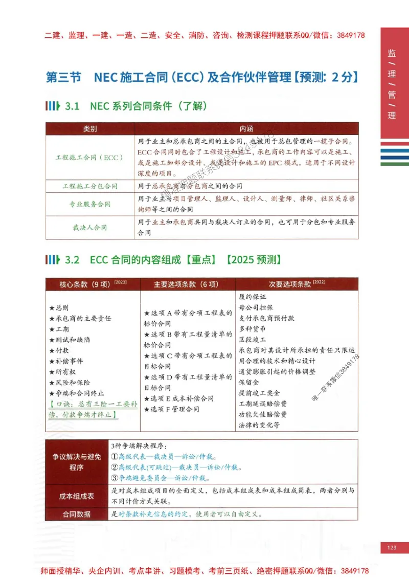 2025年监理合同管理-四色笔记高清_监理工程师_2025监理工程师_2025年监理工程师SVIP_2025年监理合同管理SVIP_01-精华文档✿电子教材✿历年真题