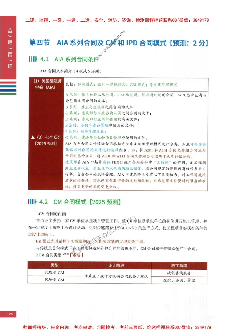 2025年监理合同管理-四色笔记高清_监理工程师_2025监理工程师_2025年监理工程师SVIP_2025年监理合同管理SVIP_01-精华文档✿电子教材✿历年真题