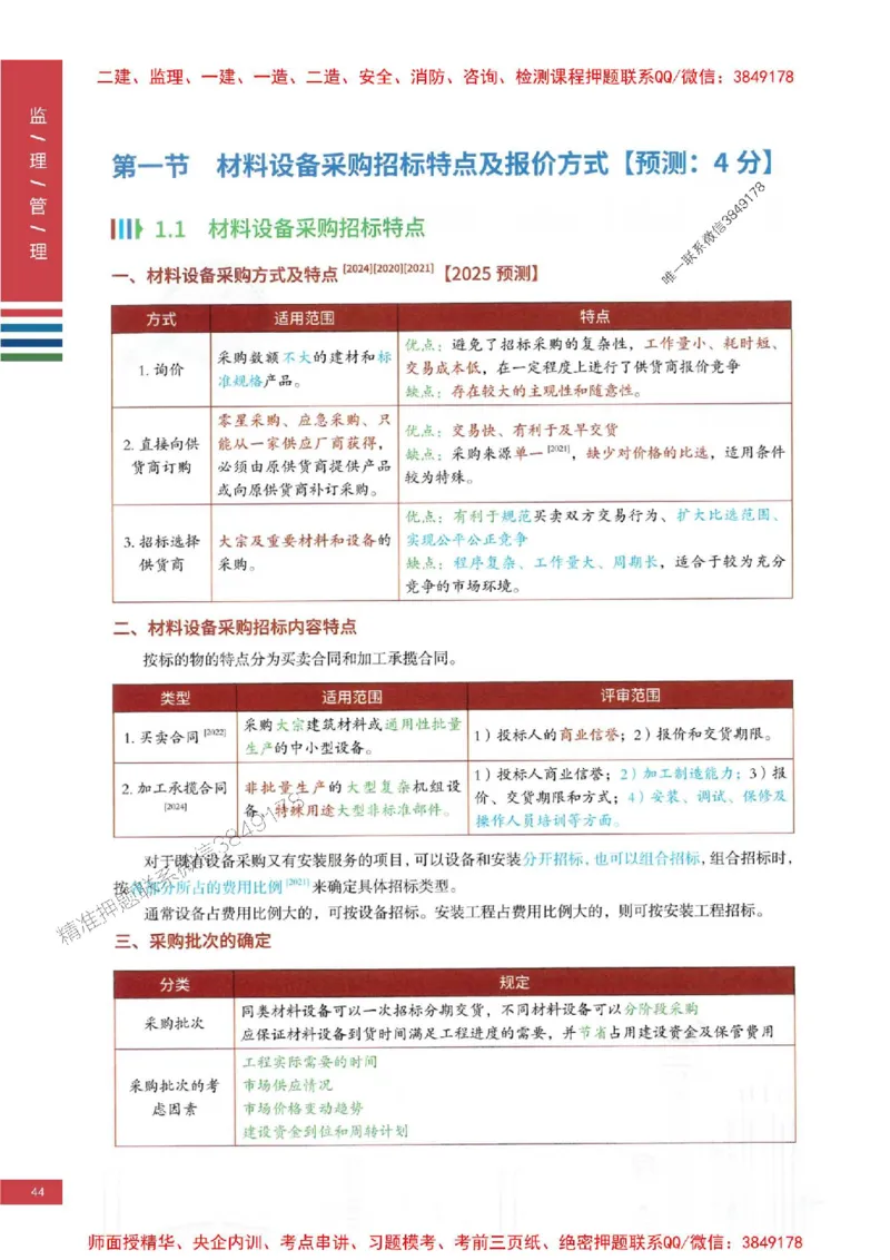 2025年监理合同管理-四色笔记高清_监理工程师_2025监理工程师_2025年监理工程师SVIP_2025年监理合同管理SVIP_01-精华文档✿电子教材✿历年真题