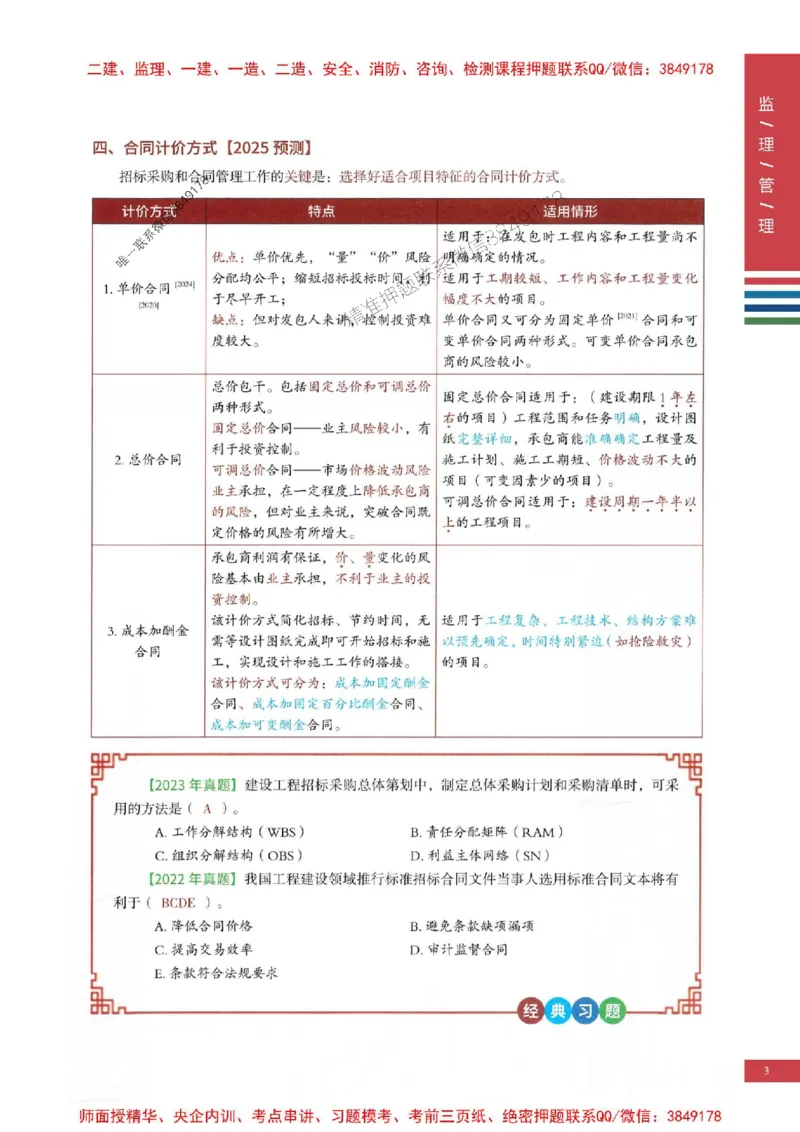 2025年监理合同管理-四色笔记高清_监理工程师_2025监理工程师_2025年监理工程师SVIP_2025年监理合同管理SVIP_01-精华文档✿电子教材✿历年真题