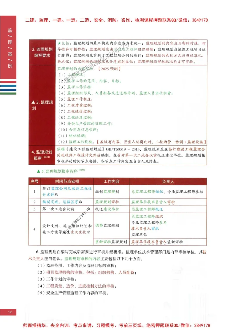 2025年监理土建案例-四色笔记高清_监理工程师_2025监理工程师_2025年监理工程师SVIP_2025年监理土建案例SVIP_01-精华文档✿电子教材✿历年真题