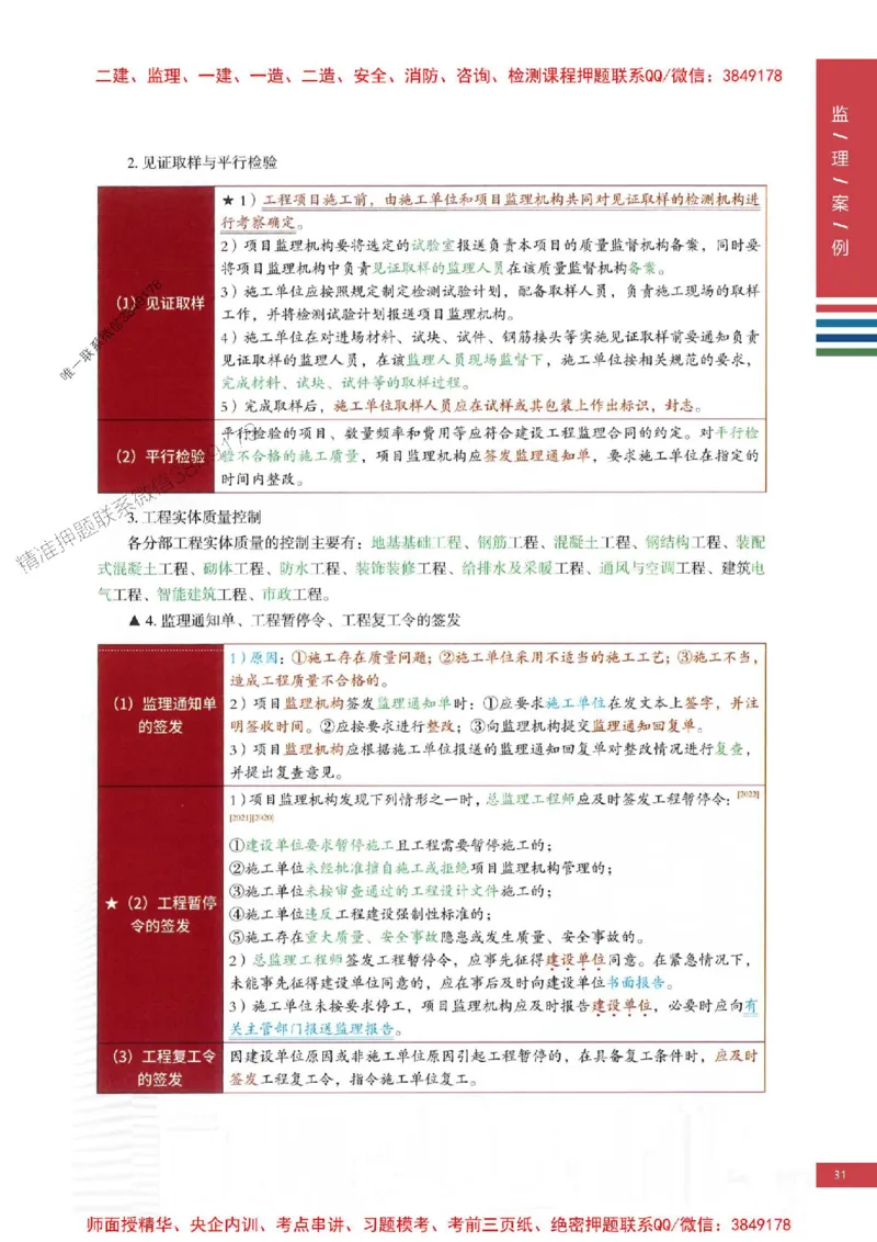 2025年监理土建案例-四色笔记高清_监理工程师_2025监理工程师_2025年监理工程师SVIP_2025年监理土建案例SVIP_01-精华文档✿电子教材✿历年真题