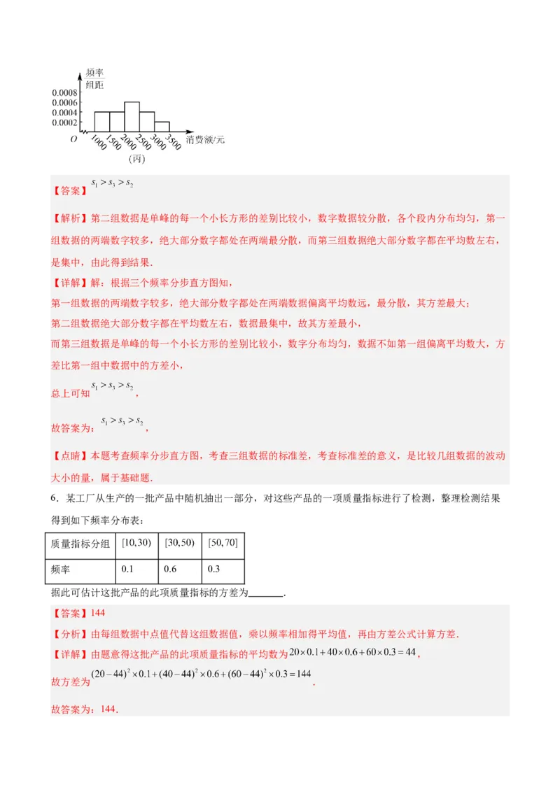 专题13统计（5大易错点分析+解题模板+举一反三+易错题通关）-备战2024年高考数学考试易错题（新高考专用）（解析版）_2024年3月_02按日期_16号
