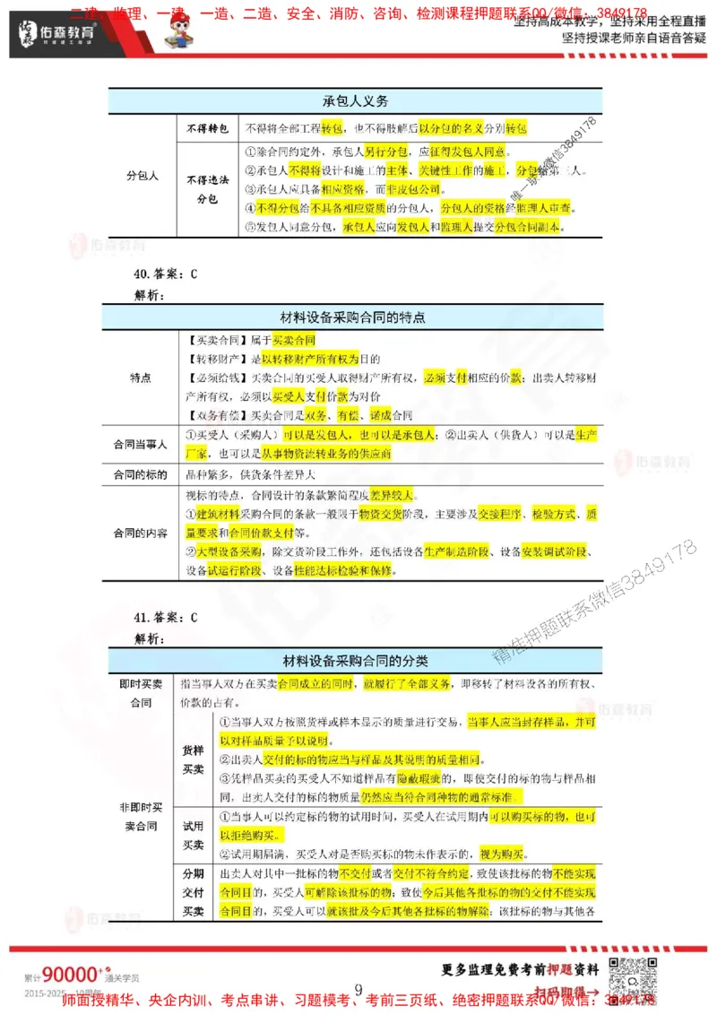2025监理闫力齐《合同管理》麒麟密押卷-答案_监理工程师_2025监理工程师_2025年监理工程师SVIP_2025年监理合同管理SVIP_05-考前密训✿央企特训✿机构普押