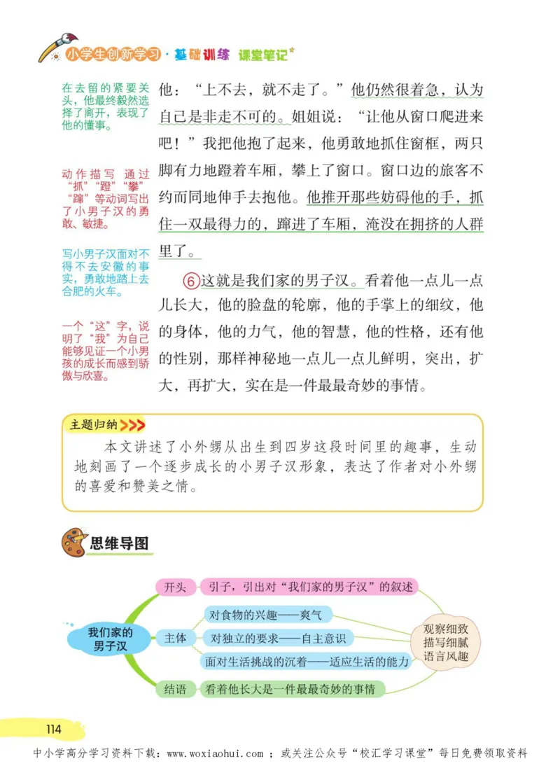 23年新版四年级下册语文小学生创新学习课堂笔记_小学1-6年级全部试卷_语文_四年级_3-9-2、小学四年级语文下册_3-9-2-1、复习、知识点、归纳汇总