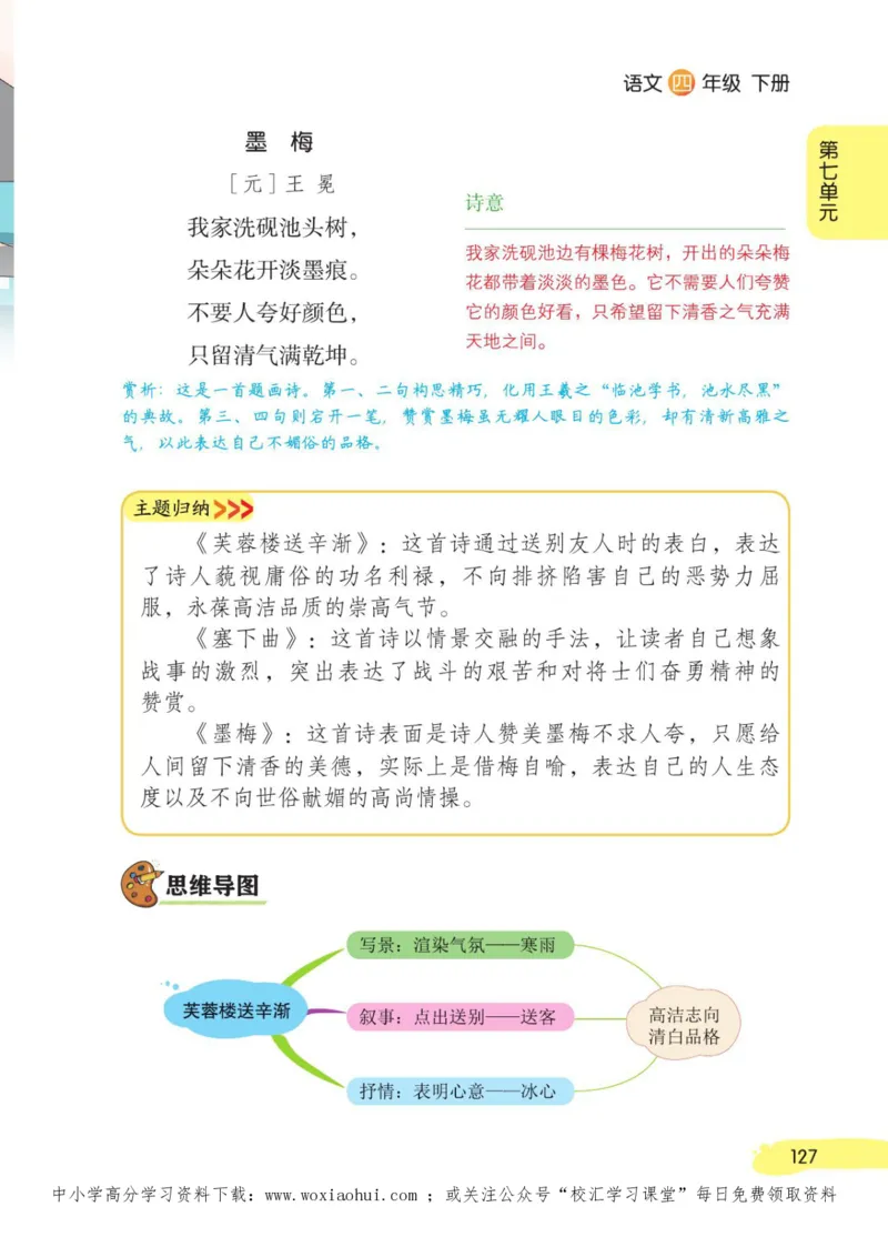 23年新版四年级下册语文小学生创新学习课堂笔记_小学1-6年级全部试卷_语文_四年级_3-9-2、小学四年级语文下册_3-9-2-1、复习、知识点、归纳汇总