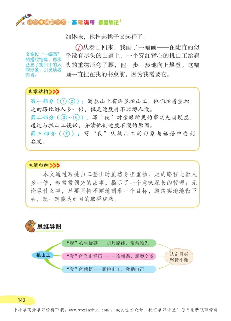 23年新版四年级下册语文小学生创新学习课堂笔记_小学1-6年级全部试卷_语文_四年级_3-9-2、小学四年级语文下册_3-9-2-1、复习、知识点、归纳汇总