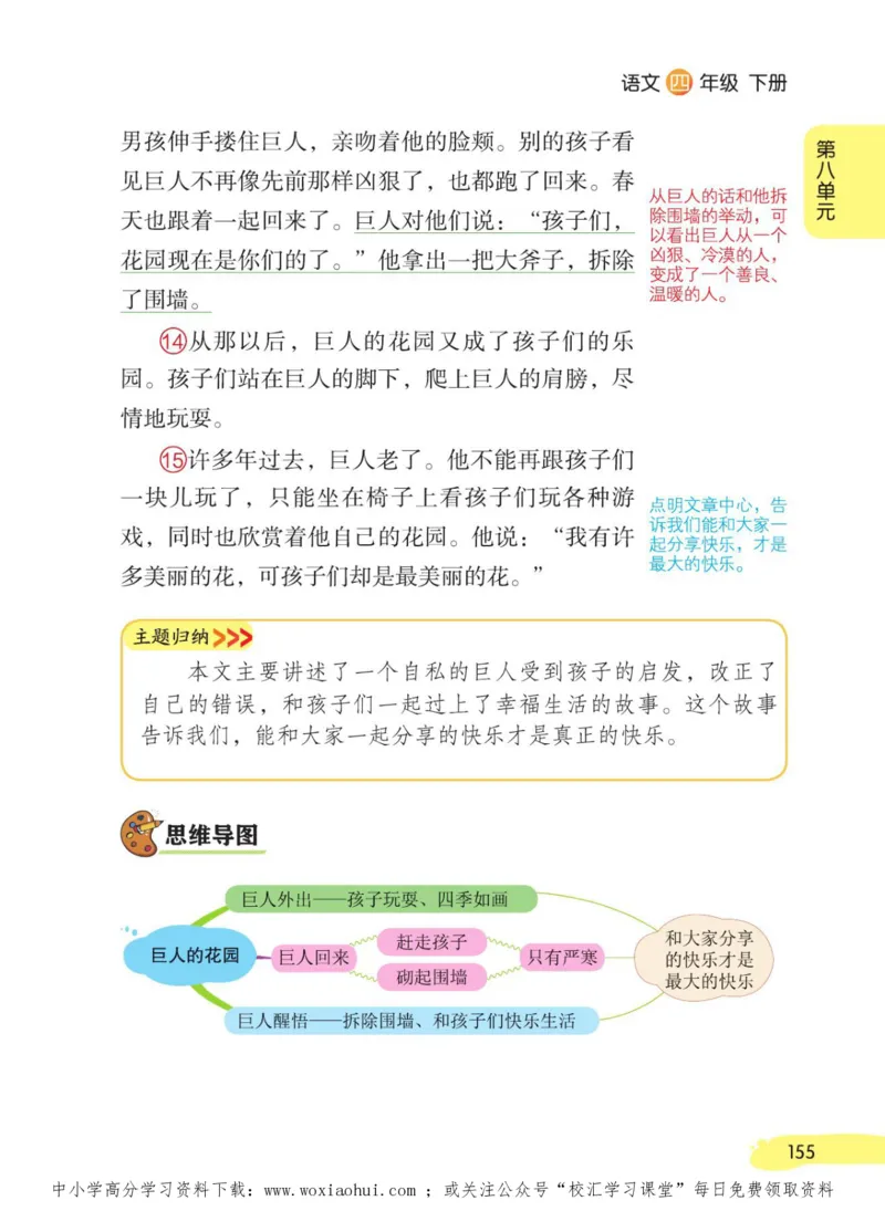 23年新版四年级下册语文小学生创新学习课堂笔记_小学1-6年级全部试卷_语文_四年级_3-9-2、小学四年级语文下册_3-9-2-1、复习、知识点、归纳汇总