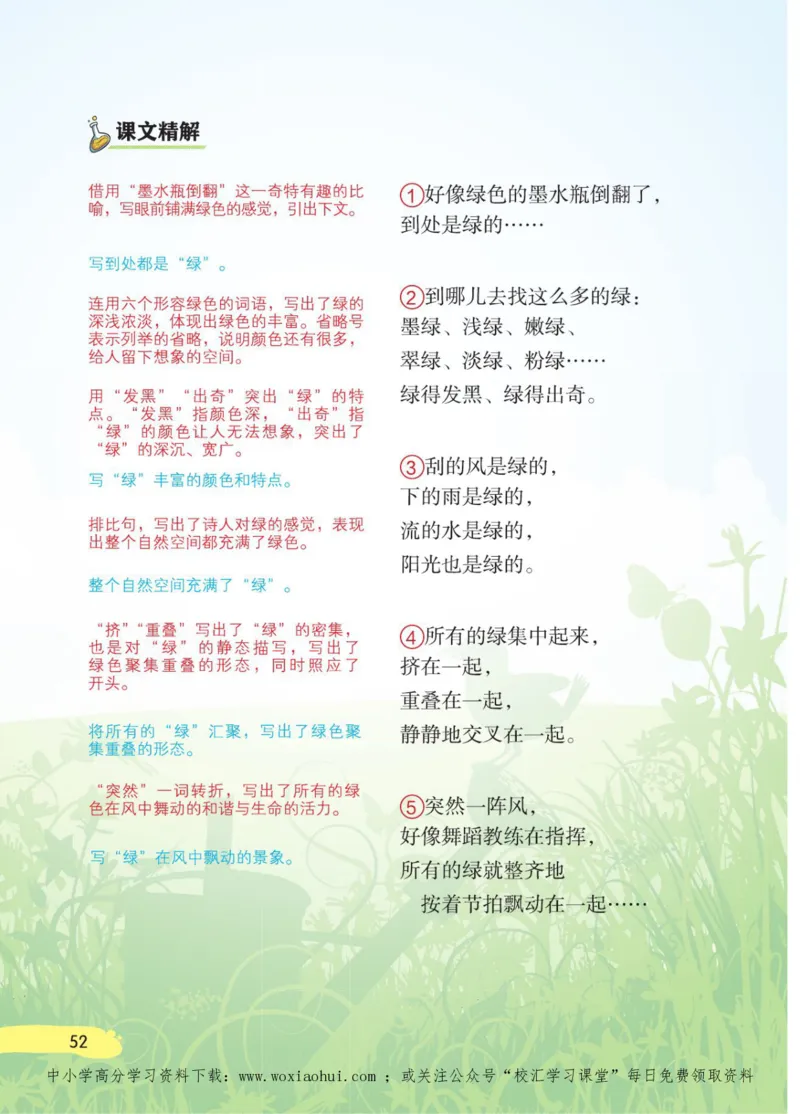 23年新版四年级下册语文小学生创新学习课堂笔记_小学1-6年级全部试卷_语文_四年级_3-9-2、小学四年级语文下册_3-9-2-1、复习、知识点、归纳汇总