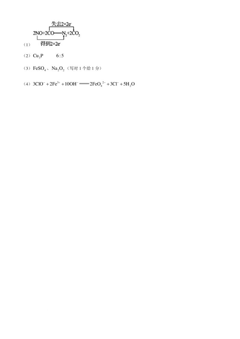 化学-湖北省2024年秋季鄂东南联盟学校高一年级10月起点考试_2024-2025高一（7-7月题库）_2024年10月试卷_1027湖北省2024年秋季鄂东南联盟学校高一年级10月起点考试
