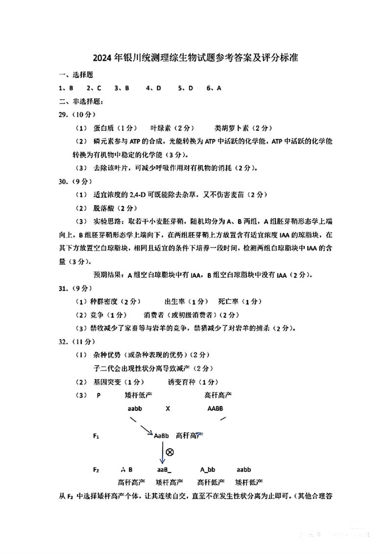 去手写_理科综合能力测试(物理)答题卡_2024年4月_024月合集_2024届宁夏银川市石嘴山市高三4月教学质量检测_2024届宁夏银川市、石嘴山市普通高中学科4月教学质量检测综合试题