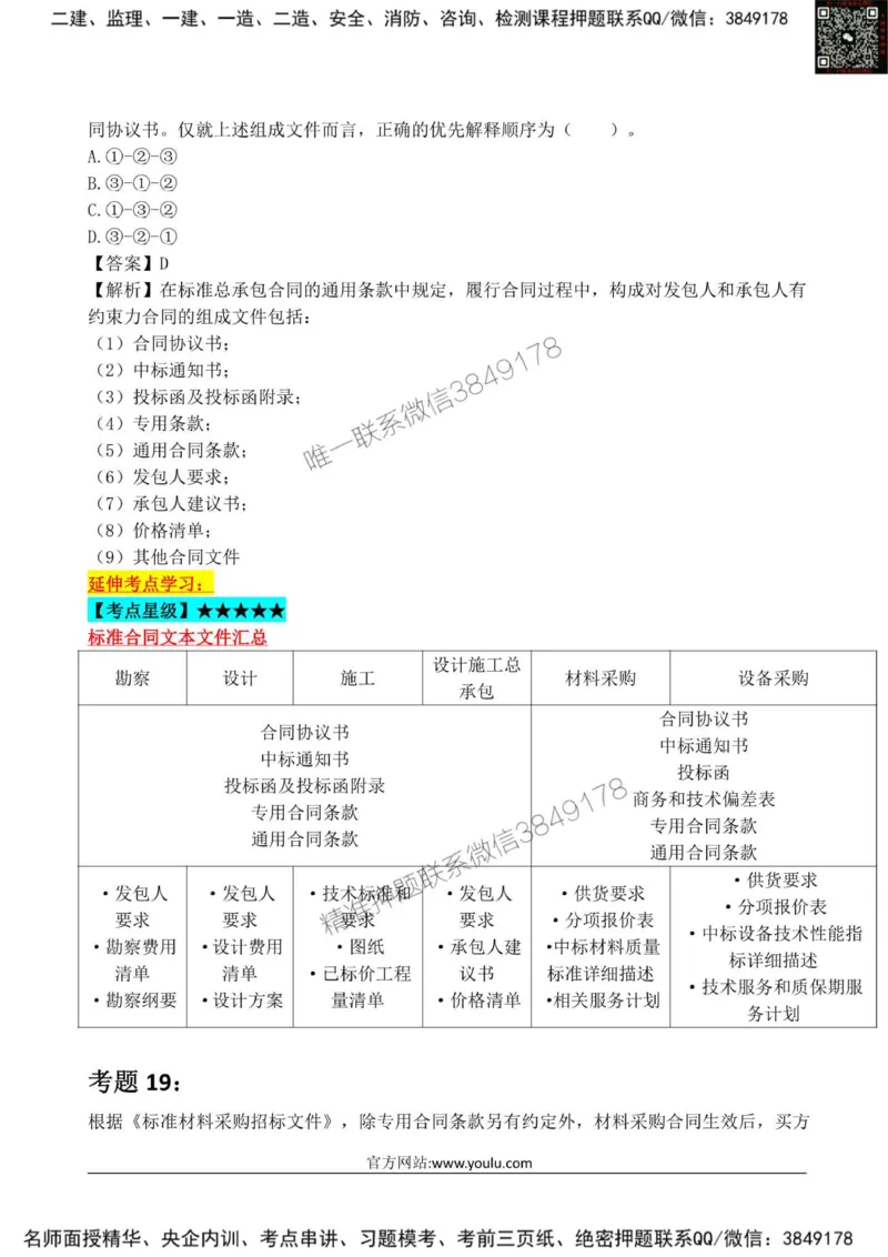 2025监理《合同管理》星级试炼50题_监理工程师_2025监理工程师_2025年监理工程师SVIP_2025年监理合同管理SVIP_01-精华文档✿电子教材✿历年真题_13-合同《星级试炼50题》SMR