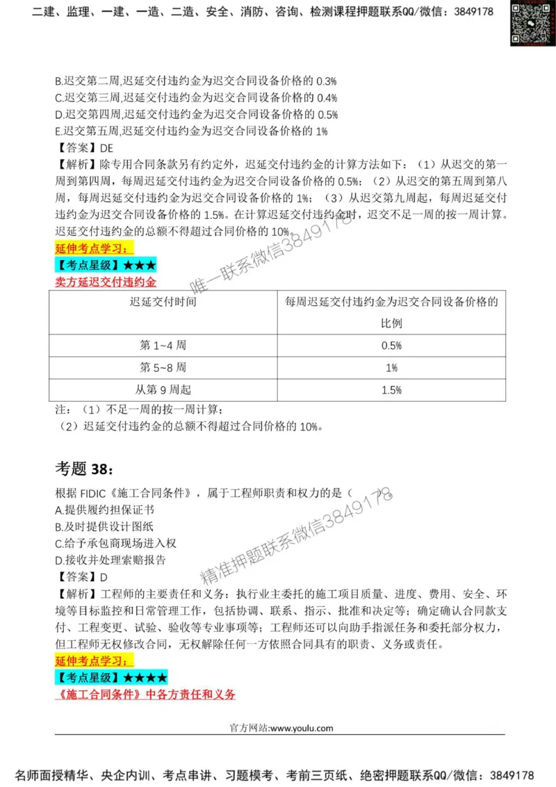 2025监理《合同管理》星级试炼50题_监理工程师_2025监理工程师_2025年监理工程师SVIP_2025年监理合同管理SVIP_01-精华文档✿电子教材✿历年真题_13-合同《星级试炼50题》SMR