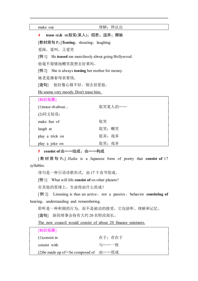 新教材人教版高中英语选择性必修第三册全册重点单词短语句型汇总（28页）_E015高中全科试卷_英语试题_选修3_6.新版高中英语选择性必修3_6.知识汇总