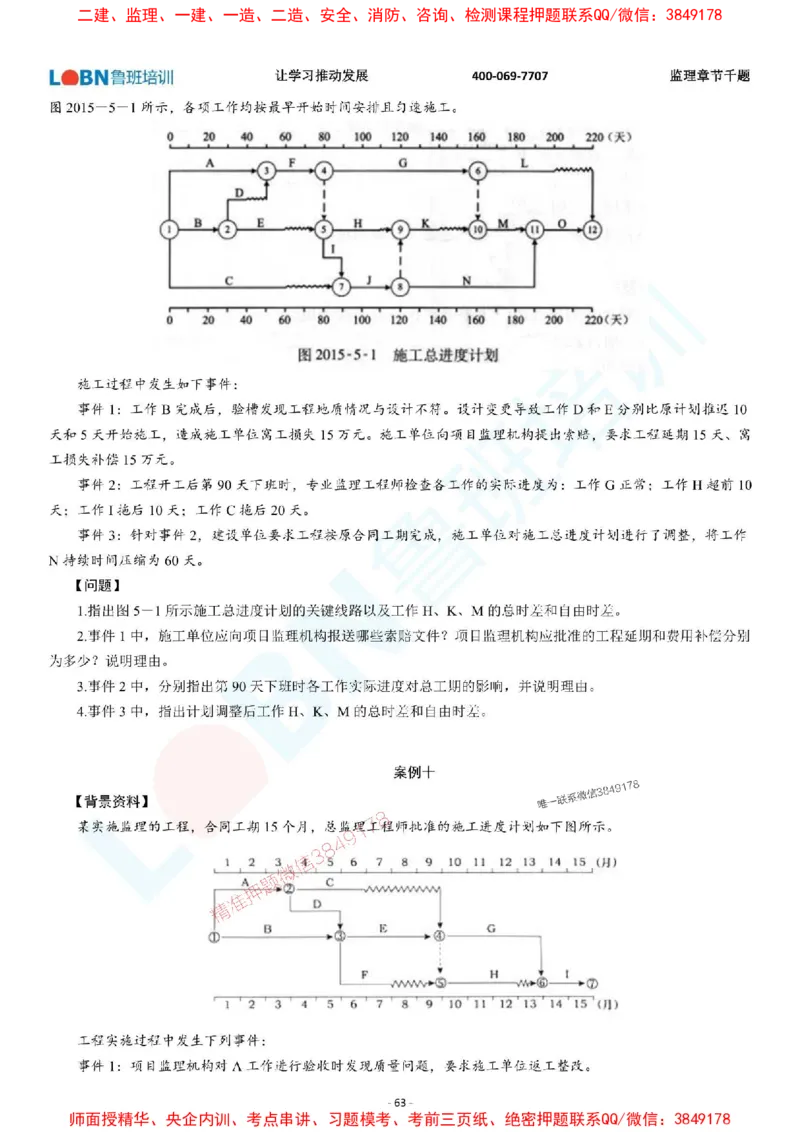2025年监理《案例分析（土木建筑工程）》章节千题-题目_监理工程师_2025监理工程师_2025年监理工程师SVIP_2025年监理土建案例SVIP_01-精华文档✿电子教材✿历年真题
