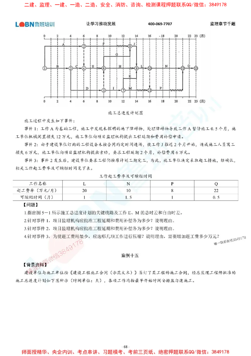 2025年监理《案例分析（土木建筑工程）》章节千题-题目_监理工程师_2025监理工程师_2025年监理工程师SVIP_2025年监理土建案例SVIP_01-精华文档✿电子教材✿历年真题