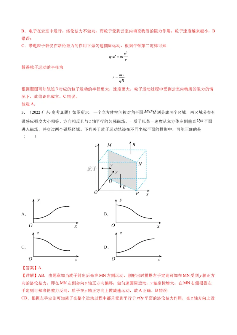 专题10磁场（选择题）学易金卷：三年（2021-2023）高考物理真题分项汇编（全国通用）（解析版）_2024年4月_其他_240413学易金卷：三年（2021-2023）高考物理真题分项汇编（全国通用）