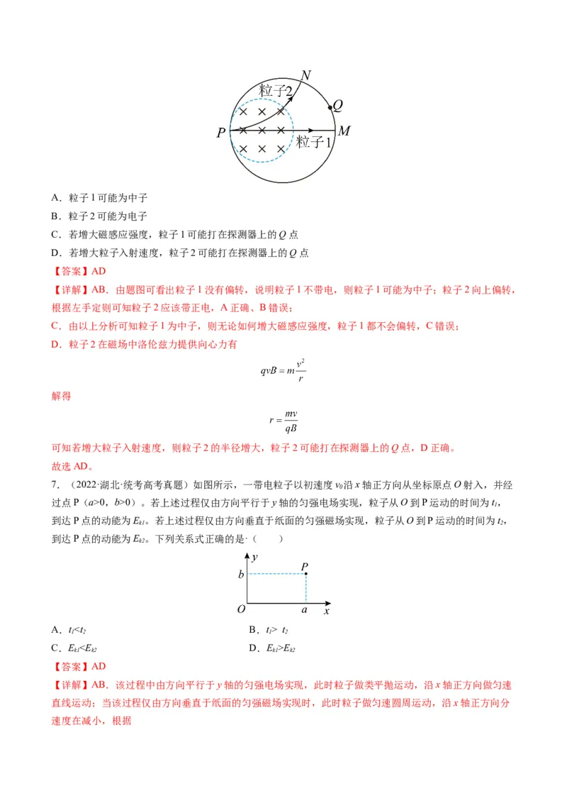 专题10磁场（选择题）学易金卷：三年（2021-2023）高考物理真题分项汇编（全国通用）（解析版）_2024年4月_其他_240413学易金卷：三年（2021-2023）高考物理真题分项汇编（全国通用）