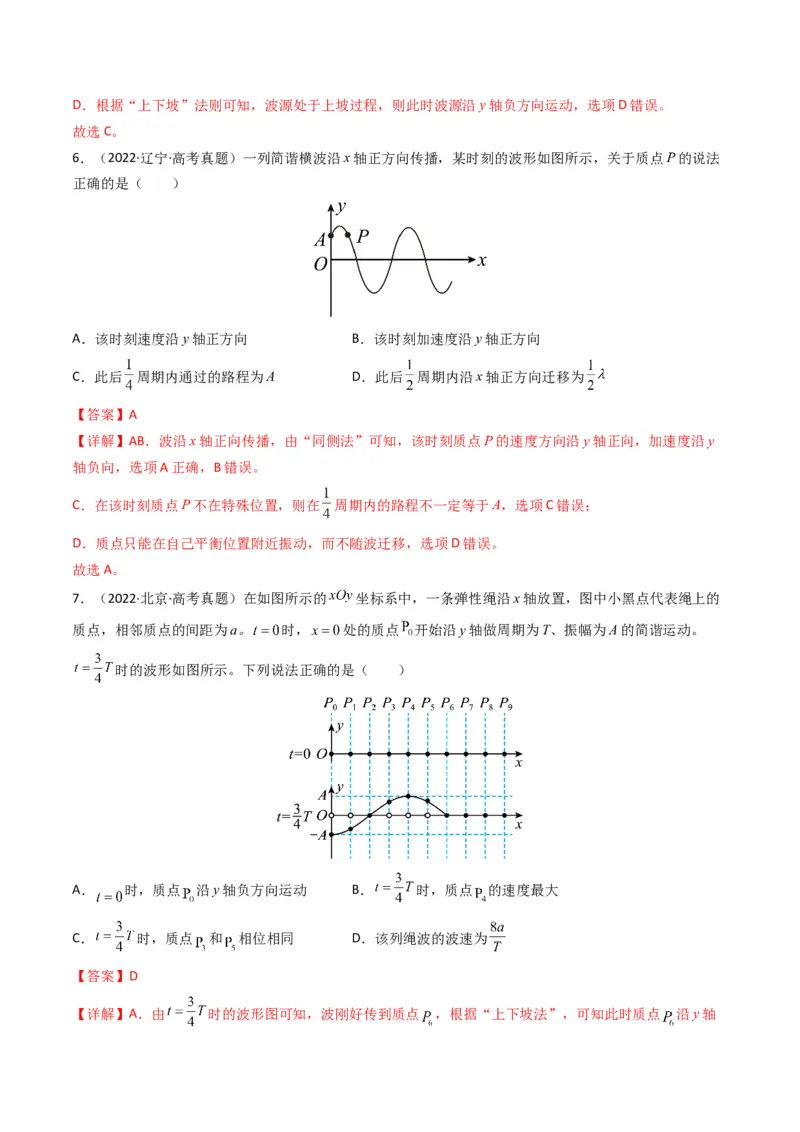 专题17机械振动与机械波学易金卷：三年（2021-2023）高考物理真题分项汇编（全国通用）（解析版）_2024年4月_其他
