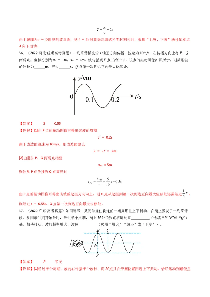 专题17机械振动与机械波学易金卷：三年（2021-2023）高考物理真题分项汇编（全国通用）（解析版）_2024年4月_其他