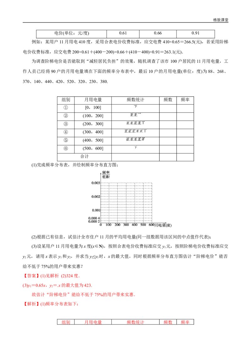 新教材精创9.3统计案例公司员工的肥胖情况调查分析同步练习（2）（解析版）_E015高中全科试卷_数学试题_必修2_02.同步练习_同步练习（第四套）