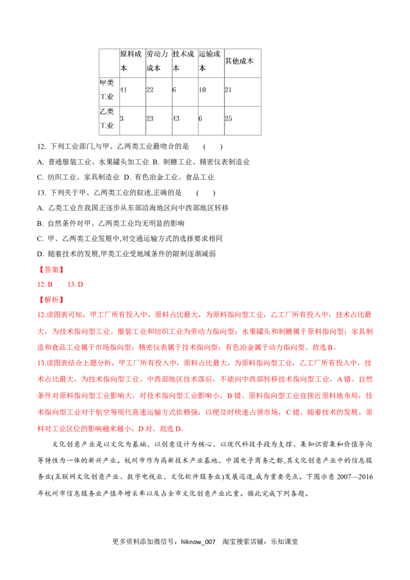 新教材精创第1-3单元测试卷基础版（1）（解析版）_E015高中全科试卷_地理试题_必修2_2.同步练习_同步练习（第二套）