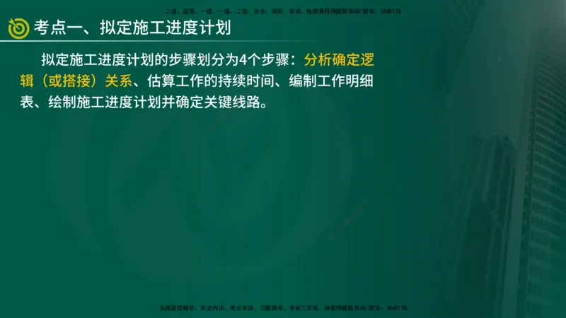 2025年监理《进度控制（水利）》冲刺（在线版）_监理工程师_2025监理工程师_2025年监理工程师SVIP_2025年监理水利控制SVIP_04-冲刺串讲✿考点强化✿小灶集训_讲义