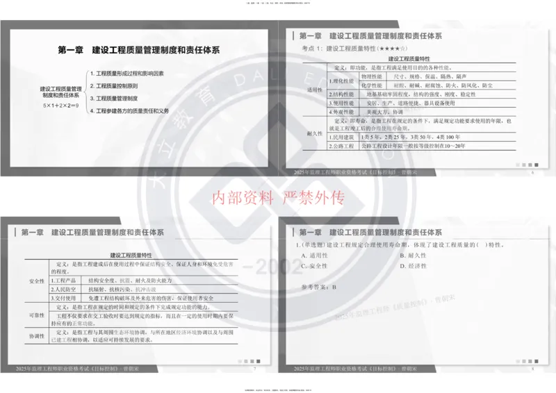 2025年监理工程师《目标控制》冲刺-打印_监理工程师_2025监理工程师_2025年监理工程师SVIP_2025年监理土建控制SVIP_04-冲刺串讲✿考点强化✿小灶集训