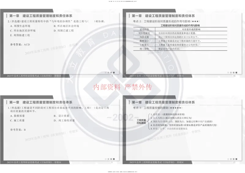 2025年监理工程师《目标控制》冲刺-打印_监理工程师_2025监理工程师_2025年监理工程师SVIP_2025年监理土建控制SVIP_04-冲刺串讲✿考点强化✿小灶集训