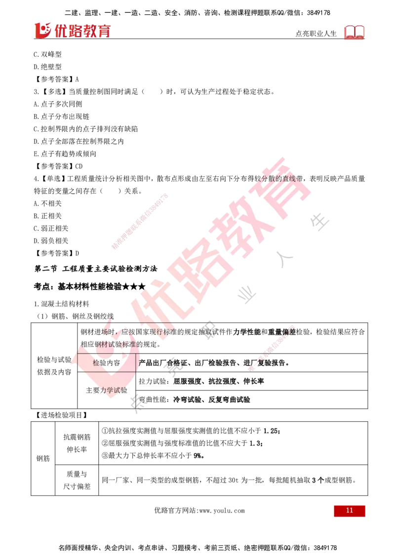 2026年监理《质量控制（土建）》第3章打印版_监理工程师_2026年监理工程师SVIP_2026年监理土建控制SVIP_02-基础精讲✿高端面授✿深度强化