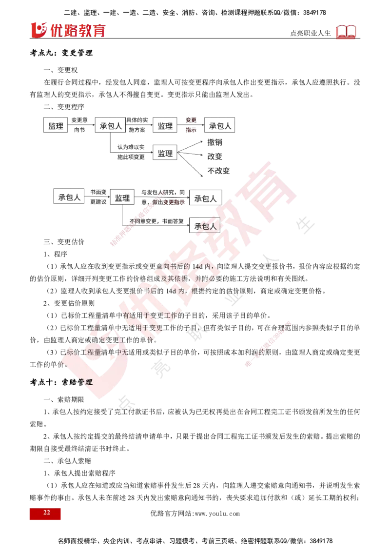 2025年监理《案例水利》冲刺（打印版）_监理工程师_2025监理工程师_2025年监理工程师SVIP_2025年监理水利案例SVIP_04-冲刺串讲✿考点强化✿小灶集训_讲义