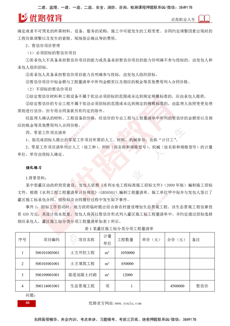 2025年监理《案例水利》冲刺（打印版）_监理工程师_2025监理工程师_2025年监理工程师SVIP_2025年监理水利案例SVIP_04-冲刺串讲✿考点强化✿小灶集训_讲义